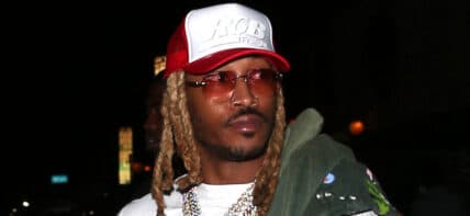 Rapper Future steps out to a party in Hollywood, CA