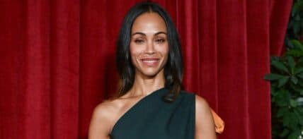 Zoe Saldaña at Avatar Fire and Ash World Premiere