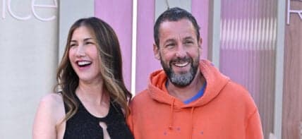 Jackie and Adam Sandler