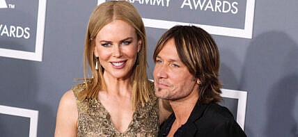 Nicole Kidman and Keith Urban at the 55th Annual GRAMMY Awards held at Staples Center on February 10, 2013 in Los Angeles, California, United States.