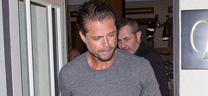 David Charvet seen leaving dinner at 'Madeo' Italian Restaurant in Beverly Hills, CA