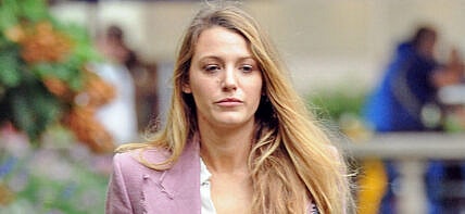 Blake Lively out in Bryant Park