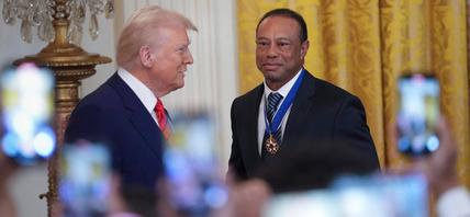 Donald Trump and Tiger Woods