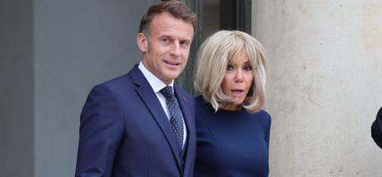 Brigitte and Emmanuel Macron