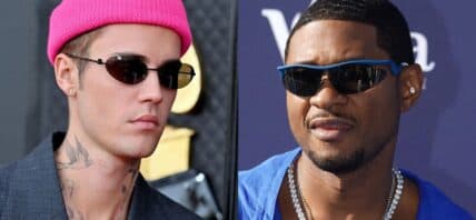 Usher and Justin Bieber