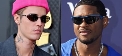 Usher and Justin Bieber