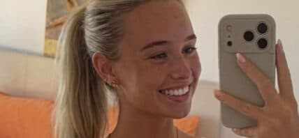 Madison Morgan takes mirror selfie