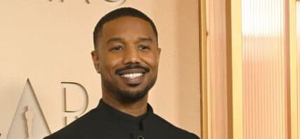 Michael B Jordan on the red carpet