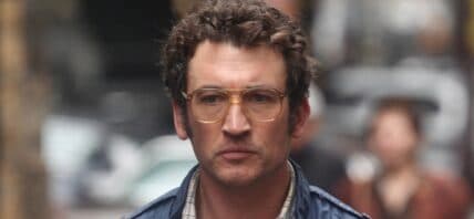 Miles Teller on set