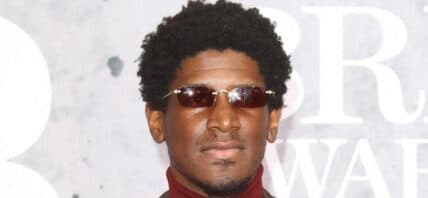 Labrinth on the red carpet