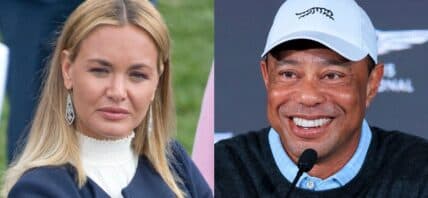 Vanessa Trump (left) Tiger Woods (right)