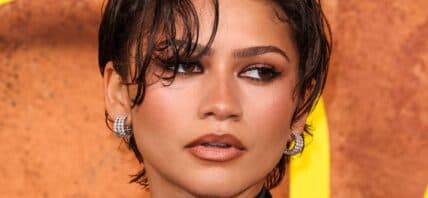 Zendaya wearing Ashi Studio SS26 Couture and Chopard jewelry, styled by Law Roach arrives at the Los Angeles Premiere Of HBO's 'Euphoria' Season 3