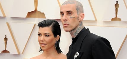 Kourtney Kardashian and Travis Barker at 94th Annual Academy Awards