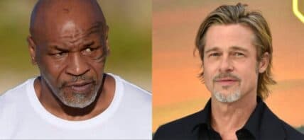 Mike Tyson-Brad Pitt collage