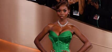 Olandria Carthen on the red carpet