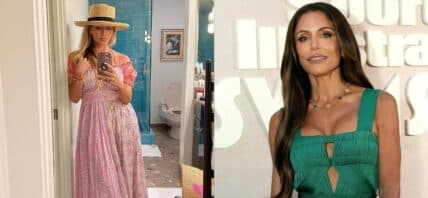 Photo collage of Bethenny Frankel and Dina Manzo.