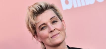 Brandi Carlile posing on the red carpet.