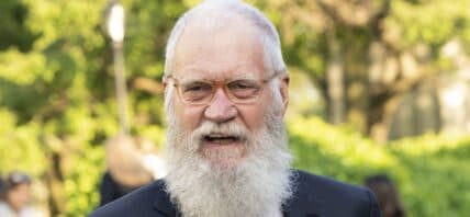 David Letterman at the Statue of Liberty Museum opening celebration