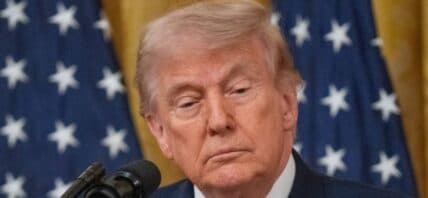 Donald Trump at the Federal Reserve Swearing In Ceremony