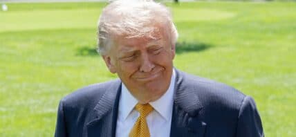 President Trump Departs White House For China