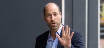 Prince William arrives at Centrepoint Offices in east London