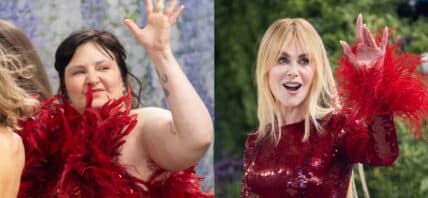 Lena Dunham (left) Nicole Kidman (right)