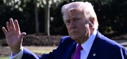 Donald Trump Departs The White House On Marine One