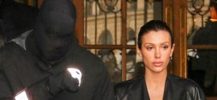 Kanye West Bianca Censori leaving their hotel