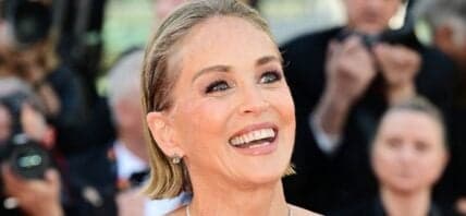 Sharon Stone on the red carpet