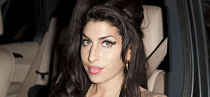 Amy Winehouse leaving a Central London hotel ahead of the premiere of 'Going The Distance' London, England
