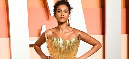 Imaan Hammam on the red carpet