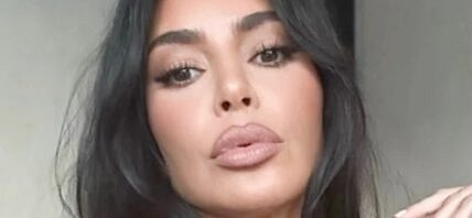 Kim Kardashian close up