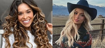 Taylor Frankie Paul and Miranda Hope collage