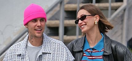 Hailey Bieber and Justin are seen on Melrose after having lunch