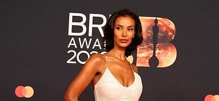 Maya Jama on the red carpet