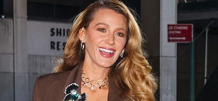 Blake Lively at the Fashion Institute of Technology in New York City