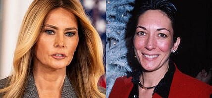 Melania Trump and Ghislaine Maxwell
