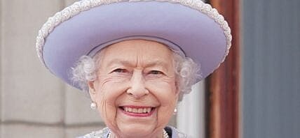Queen Elizabeth II on the Buckingham Palace balcony