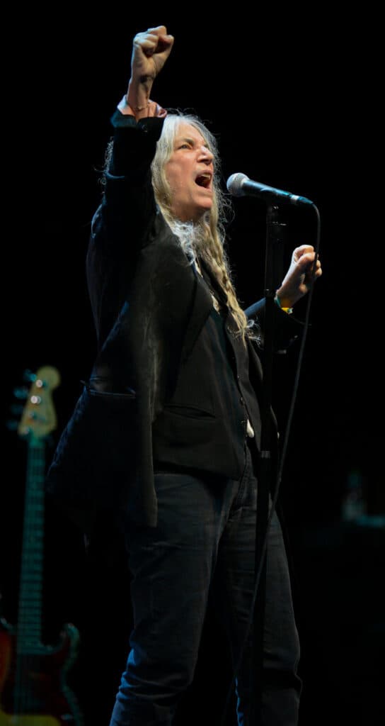 Patti Smith and Lenny Kaye