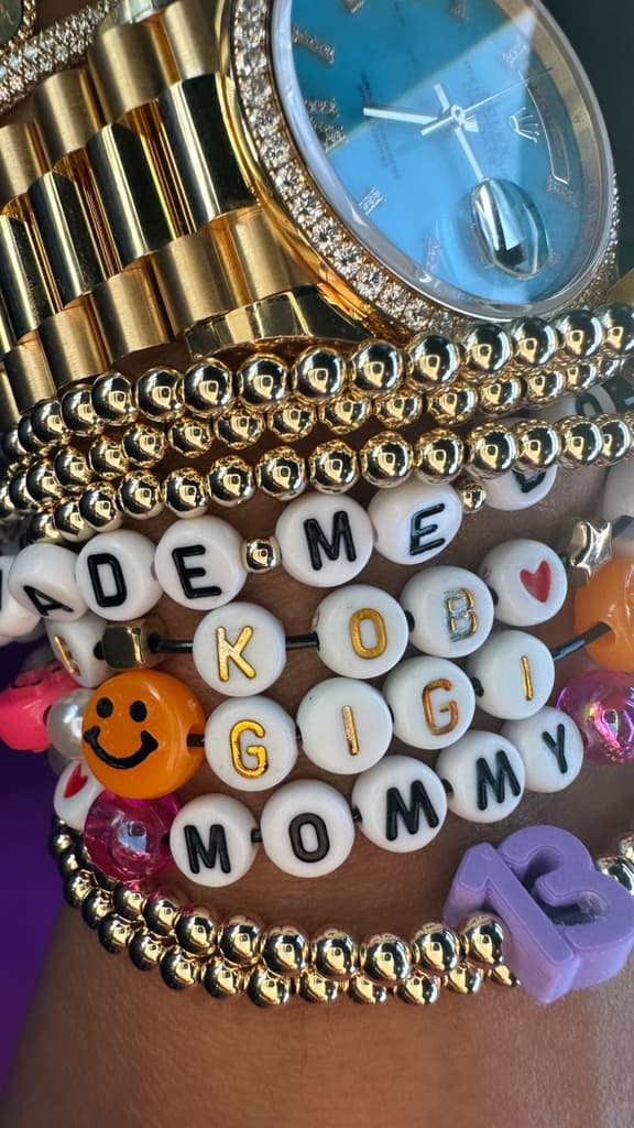 Vanessa Bryant's Eras Tour bracelets