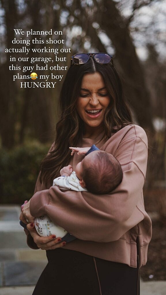 Tia Booth Instagram story post