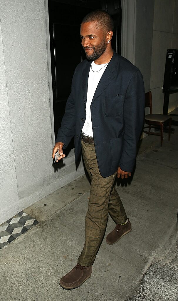 Frank Ocean was seen arriving for dinner at apos Craigs apos Restaurant in West Hollywood CA