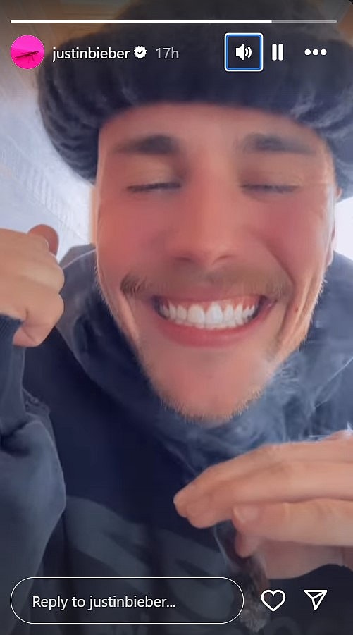 Justin Bieber seen smoking a blunt