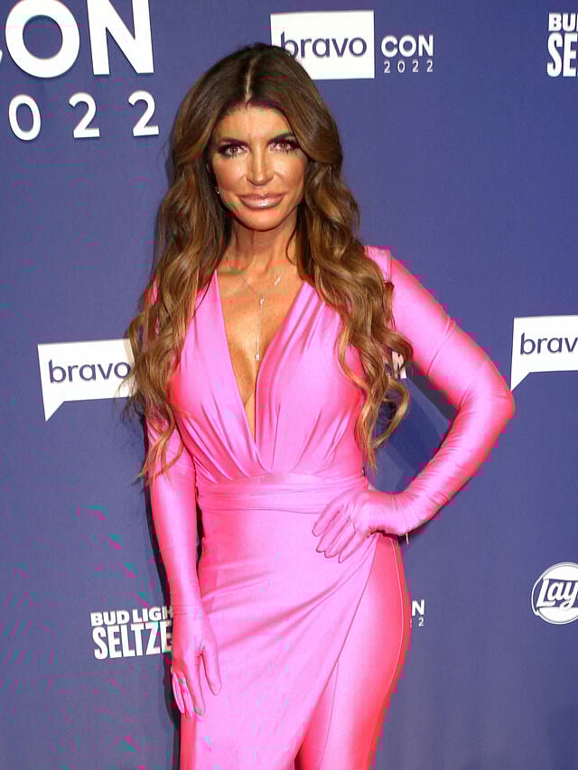 Teresa Giudice at Andy's Legends Ball Red Carpet at BravoCon