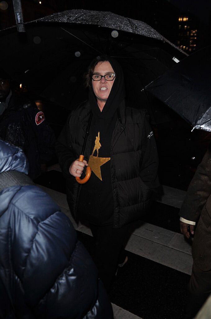 Rosie O apos Donnell heads to an anti-Trump protest outside of the White House