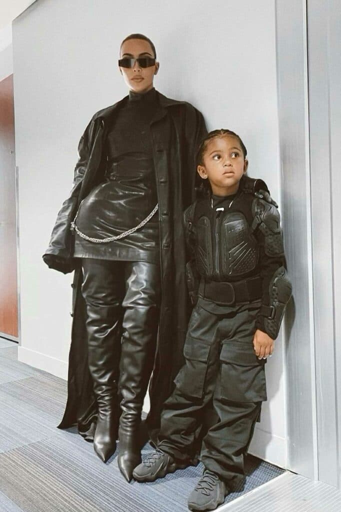 Kim Kardashian and Saint West