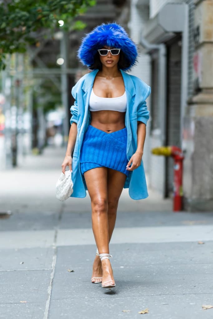 Exclusive pics: Lori Harvey at New York Fashion Week 2022