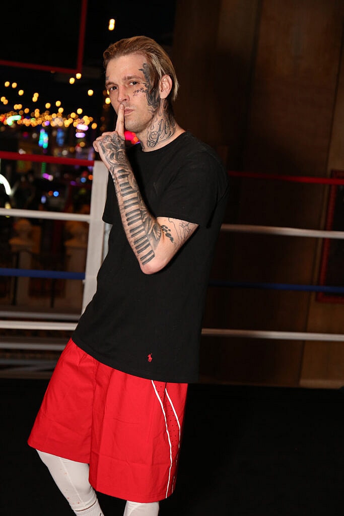 Lamar Odom Vs Aaron Carter Training Session