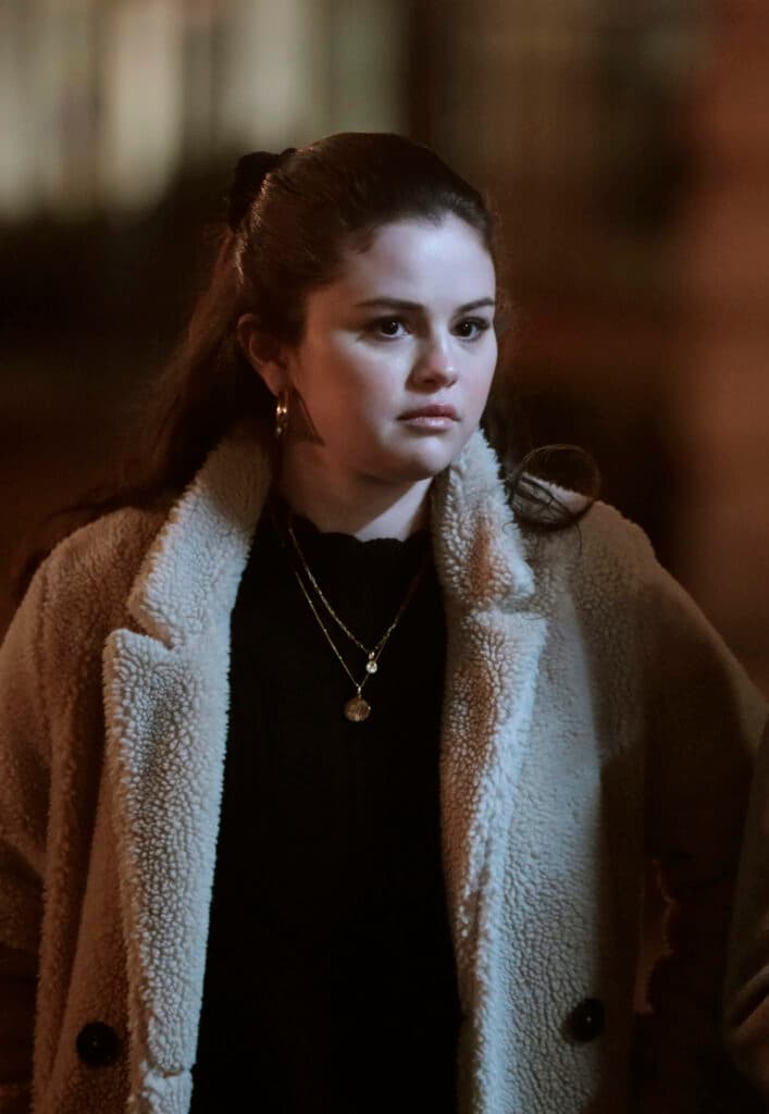 Selena Gomez Martin Short and Steve Martin Filming quot Only Murders In The Building quot in NY