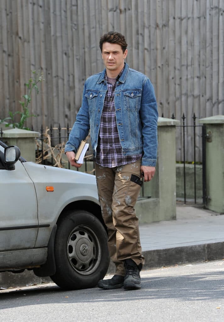 James Franco and Kate Hudson filming their new movie apos Good People apos on location in Shepherd apos s Bush